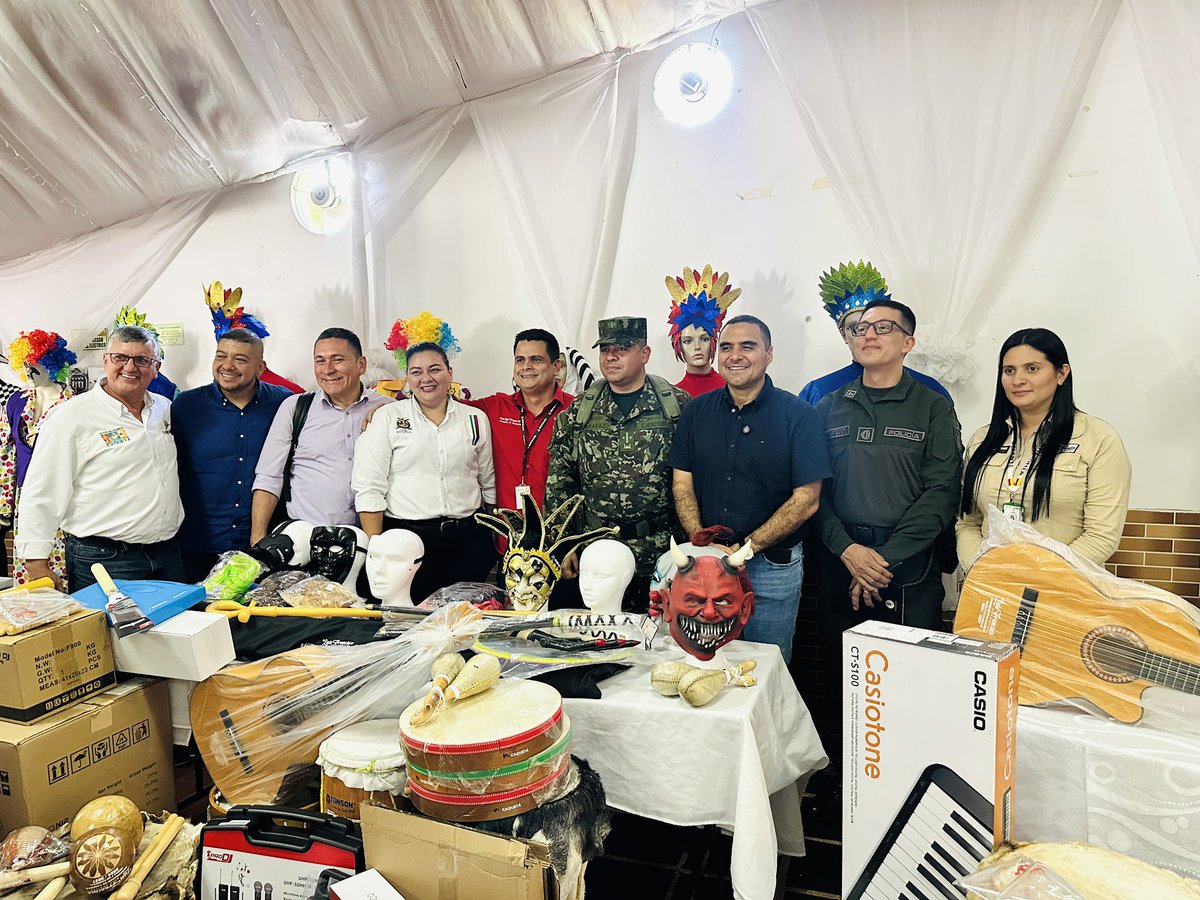 ¡La Gobernación de Caquetá fortalece su #cultura! 🎶🎭 Con una inversión de $5.651 millones, se impulsa la formación artística en 16 municipios del departamento en danza, música, teatro y artes plásticas.