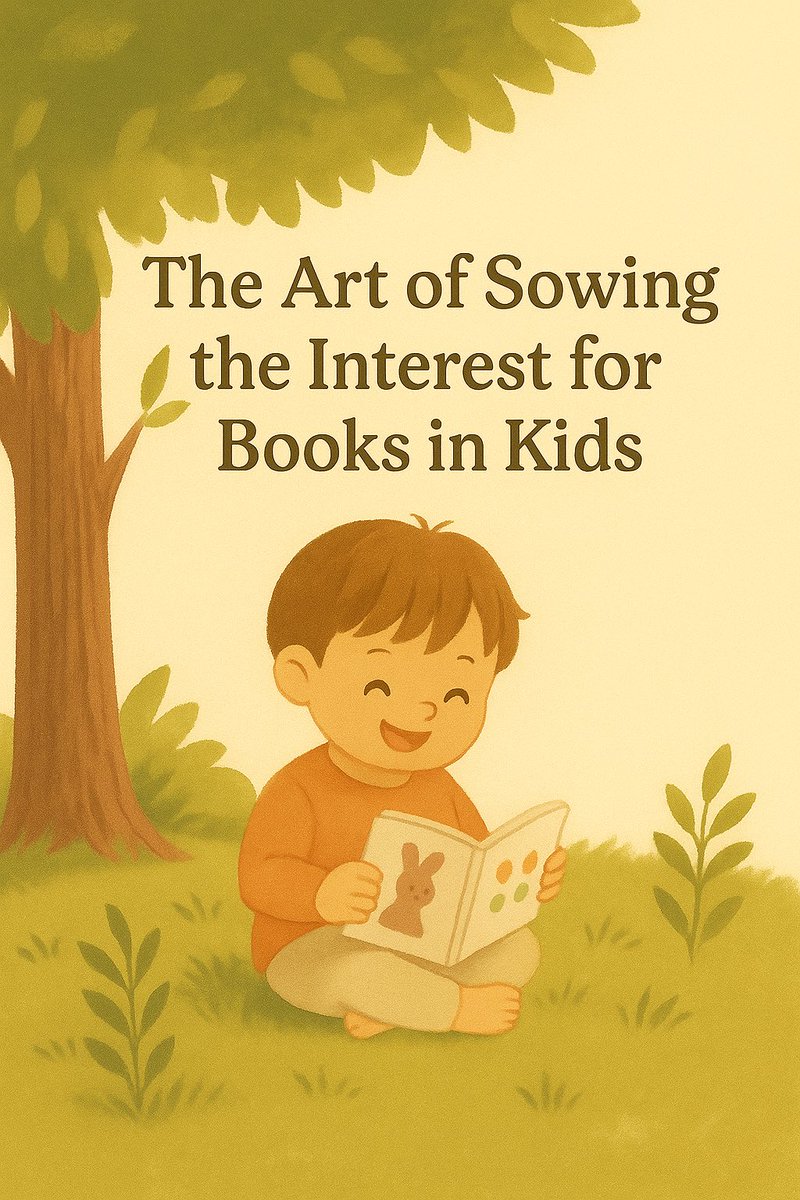 BloomWithPriya's tweet photo. Nurturing Curiosity 🌱
The Art of Introducing Books to Kids – A Mother’s Tale
When my baby was under a year old, I never forced reading. 📚✨ Instead, I quietly planted a love for books.
A simple daily routine turned books into magic—here’s how ⬇️ 
#MindfulParenting
1/6 🧵 https://t.co/HslY3S4S7f