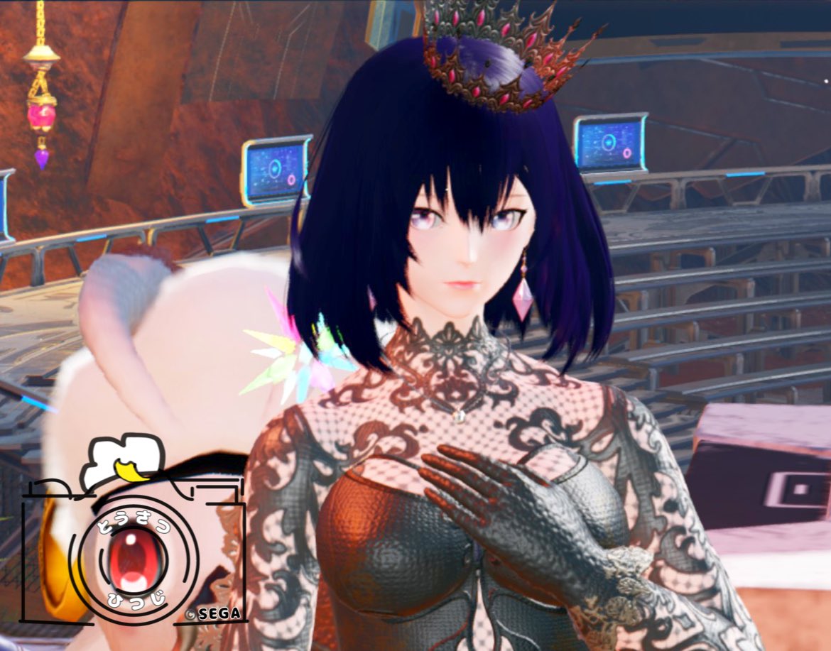 忍者羊登場🥷🐏
久々おやしゃいさん୧꒰*´꒳`*꒱૭
<a href="/mixvegetablem/">おやしゃい@ship5</a> 
#PSO2NGS_SS︎ 
#羊式盗撮術