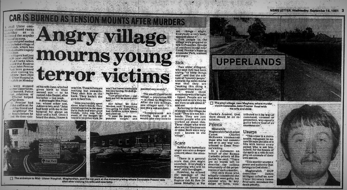 OnThisDayPIRA's tweet photo. #OnThisDay in 1981 the IRA murdered John Proctor, 25. Married father of 2. Off duty RUCR police shot Magherafelt Hospital car park after visiting wife/new born son; "John". Wife saw murder from hospital window #OTD https://t.co/Vd5xWgMtNC
Kearney in Court:
https://t.co/EcWDq0h0dx https://t.co/j3YvAb5eUt
