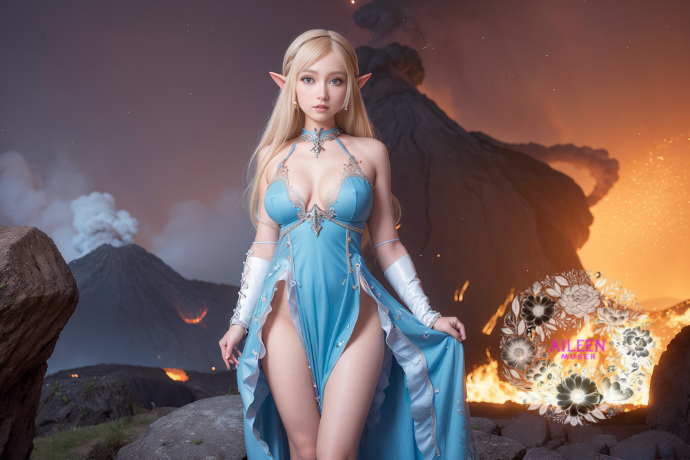 AileenMuser's tweet image. ゼルダ：デスマウンテン
Zelda: Death Mountain

#AIファンアート #AiFanArt #Zelda #ゼルダ