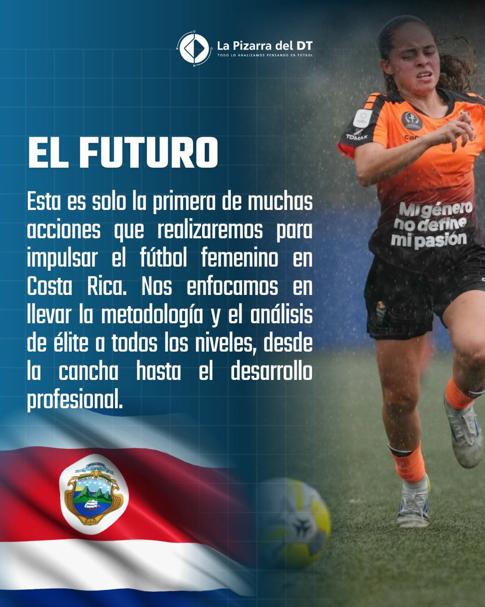 Nos enfocamos en llevar la metodología y el análisis de élite a todos los niveles, desde la cancha hasta el desarrollo profesional. 

Esta es la primera de muchas acciones que impulsarán el fútbol femenino en Costa Rica junto a <a href="/dimasescazucr/">Dimas Escazú</a> ⚽️