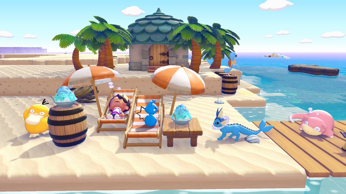THERE’S MULTIPLAYER AND YOU CAN VISIT EACHOTHERS ISLANDS !!