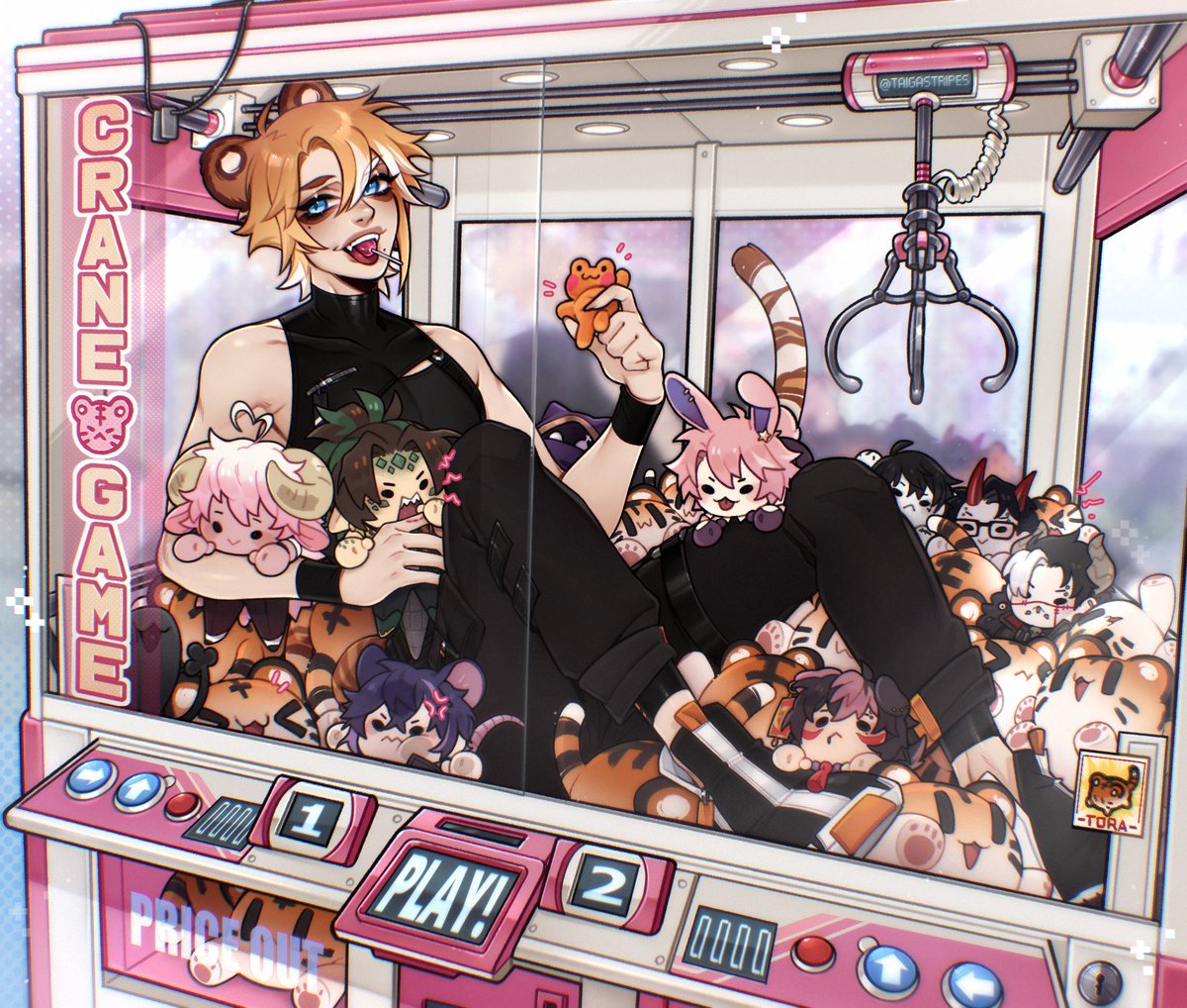 There is not only an abundance of Tora plushies, Somehow a bunch of my favorite vtubers also ended up in here!? 🫣 

Would you give it a try? 🕹️✨

|| #Taigallery ||