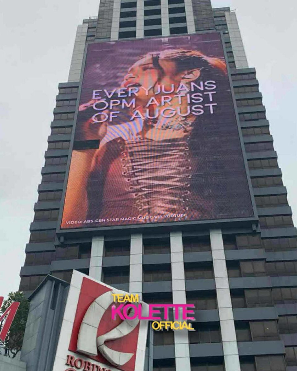 Hi, Moonlettes &amp; Moonies! 🌙

Today’s the day — Kolette is officially on the Juancast OPM Artist Billboard! 

Thank you for all your love, effort, and support — we did it together!

If you see Kolette’s billboard at EDSA GCC Tower.

 Don’t forget to take a photo or video, and tag