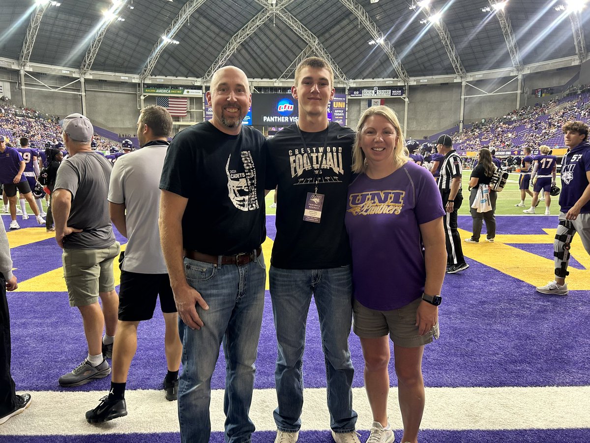 I hade a great visit at <a href="/UNIFootball/">UNI Football</a> !! Thank you <a href="/CoachHupke/">Sean Hupke</a> for the invite!
<a href="/Coach_JohnsonJ/">Jack Johnson</a> 
<a href="/CadetFb/">Crestwood Football</a>