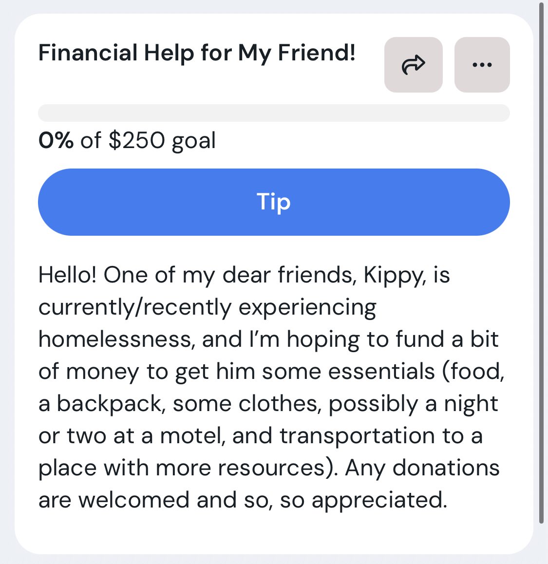 m1ndc0ntr0ll3r's tweet photo. Hello, I know it’s been awhile since I’ve been here, but I have a favor to ask. I have a friend who has very recently become homeless, and I want to help raise some money for him. Any retweets, shares, and donations are appreciated more than you know! <3

https://t.co/5S2x102V66 https://t.co/gaqzpbn8fe