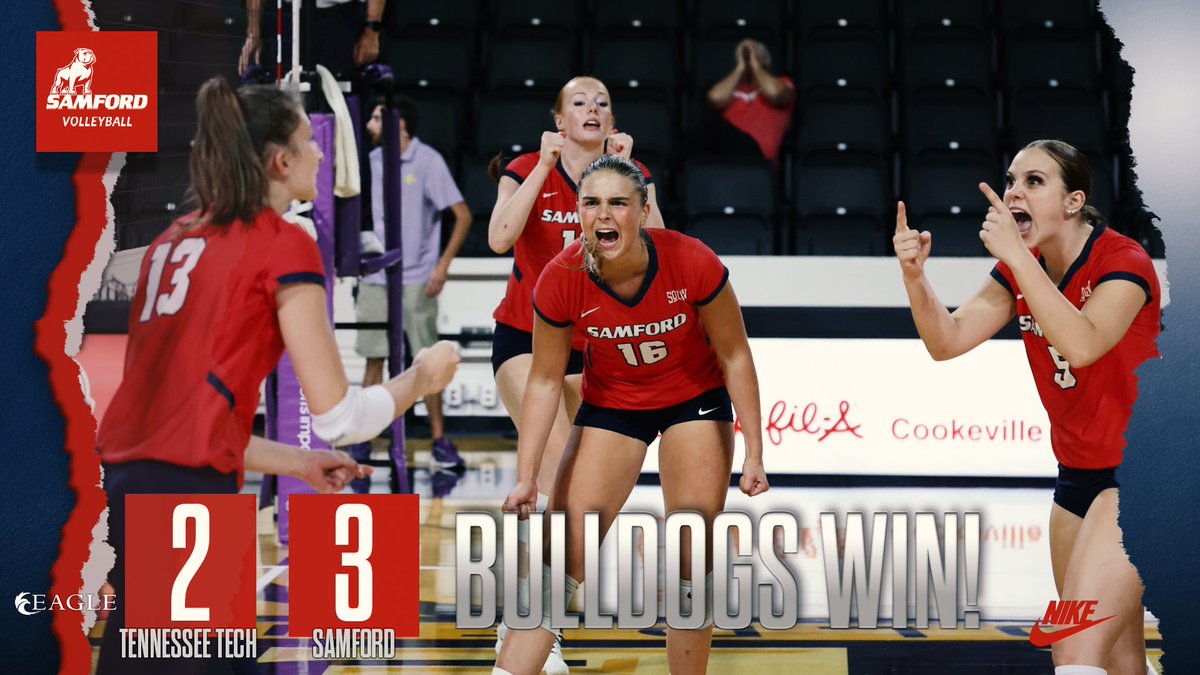 SamfordVB's tweet image. Bulldogs come all the way back to win it in 5‼️

#BeABetterBulldog | #AllForSAMford