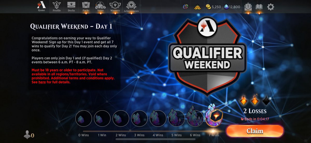 After double queuing <a href="/4Tournaments/">4SeasonsTournaments</a> Modern Open (6-2 split) 
Made day2 of Arena Qualifier🔥

Going to lock-in &amp; skip the Sunday Legacy open🥲

Wish me luck🤝

予選ウィークエンド(7-2)
モダンオープンの合間に携帯でなんとかデイ2進出🤩

明日のレガシーオープンは見送って家から挑みます💪