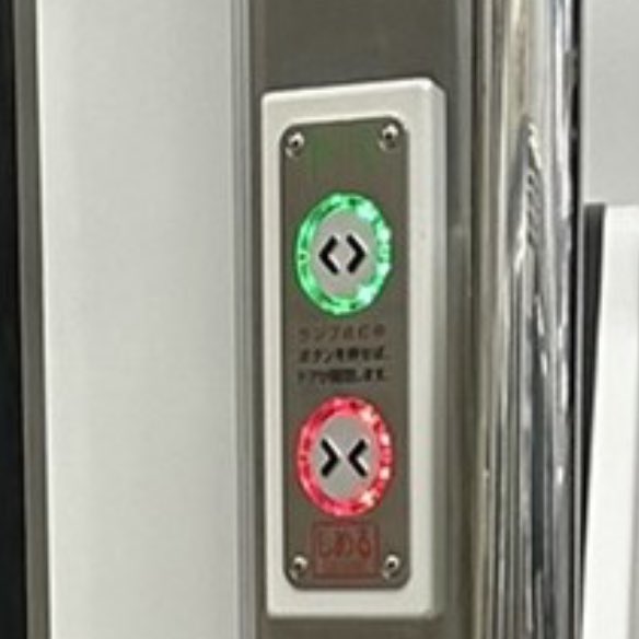 電車の しめる が 毎回乗る度くそちゃんにみえてしかたない（ ˆᴗˆ ）