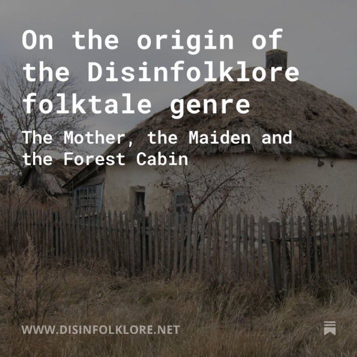 DecodingTrolls's tweet image. ⚡️On the origin of the Disinfolklore folktale genre: The Mother, the Maiden and the Forest Cabin

I first noticed the Disinfolklore Universe now emanating from the White House and from inside the Kremlin’s walls when it was in an earlier iteration…

The ‘underage daughter’…
