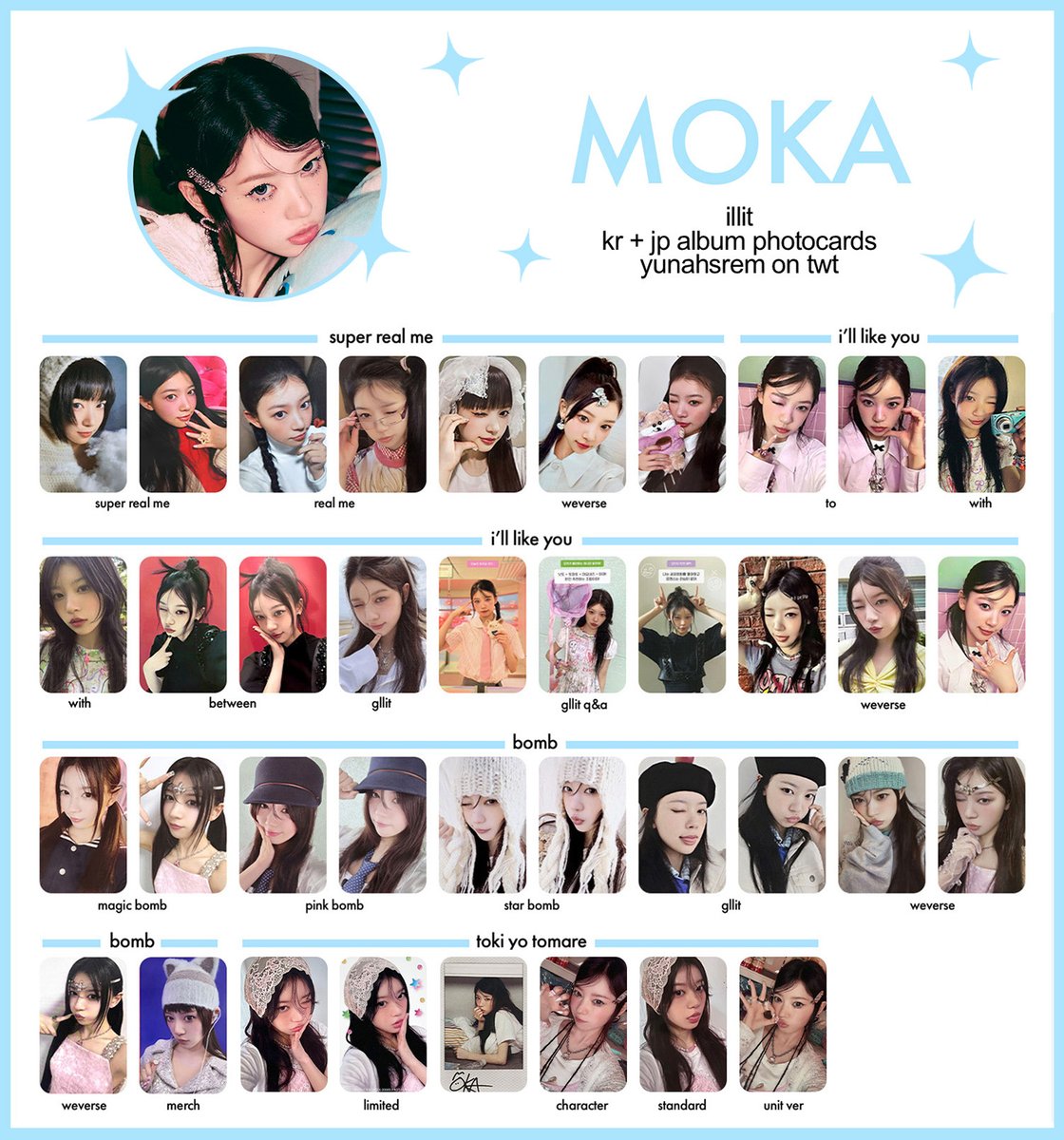 illit 아일릿 photocard 포토카드 template
-- all korean and japanese albums

updated with toki yo tomare
hd: drive.google.com/drive/folders/…

yunah 유나 minju 민주 moka 모카 wonhee 원희 iroha 이로하