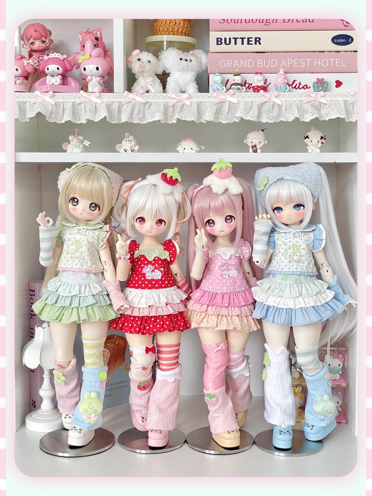 生後3ヶ月♡子猫ちゃん♡綺麗なオメメの美人さん♡アートドール♡ぬいぐるみ♡ Part 3] How to Make 3D Embroidery and Back Hair for Cotton