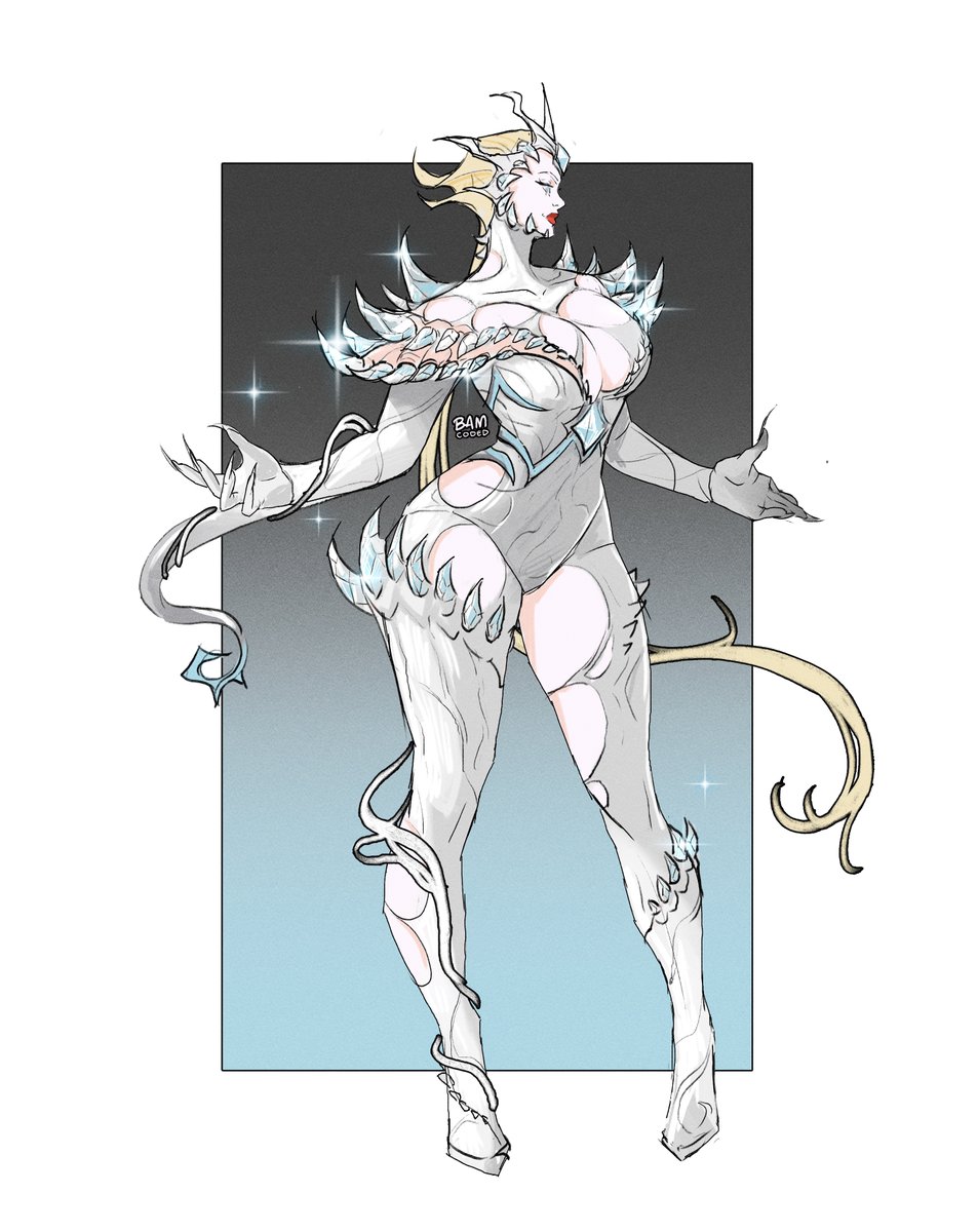 bam_coded's tweet image. Emma Frost - Symbiote fan skin concept #MarvelRivals #MarvelRivalsfanart #EmmaFrost