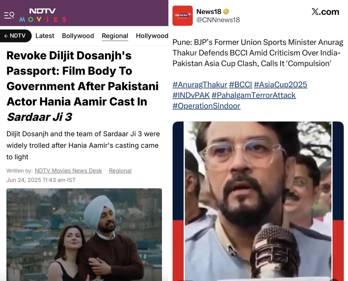 Tractor2twitr_P's tweet image. In India, patriotism means targeting &amp;amp; abusing minorities in the name of Pakistan, and then playing cricket with same Pakistan.

Even a bicycle has a better stand