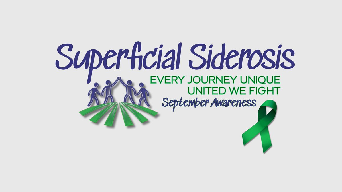 Superficial Siderosis Awareness  join us on September 19th #teamsuperficalsiderosis