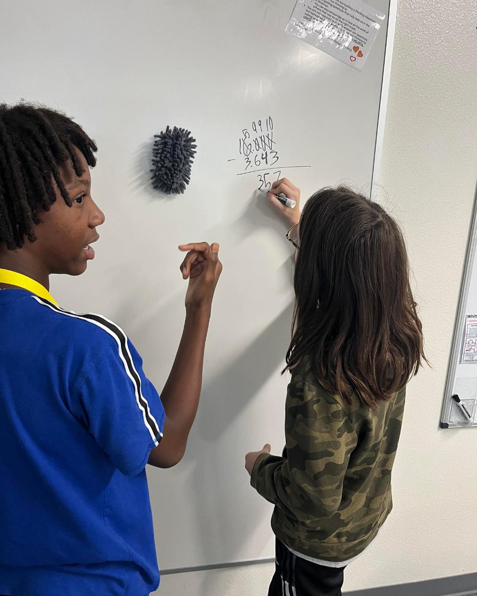 Moore_MS_CISD's tweet image. Mrs. Stone, a 6th grade mathematics teacher at Moore Middle School, utilizes the Building Thinking Classrooms model to foster deep conceptual understanding, collaborative problem-solving, and critical thinking among his students.