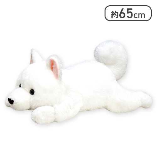 ✨🐕入荷案内🐕✨ 『くったりサモエドくんねそべりウルトラBIG』 鼻先