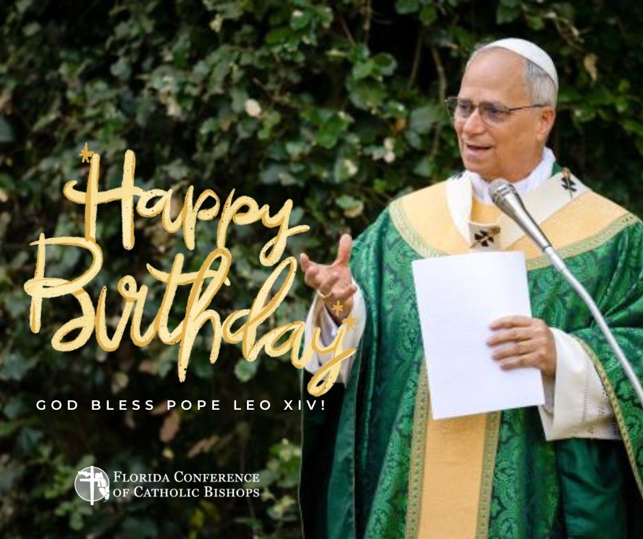 Happy 70th birthday, Pope Leo XIV!

May God bless you and guide you in the year ahead!

Pope Leo was born in Chicago, Illinois on September 14, 1955.