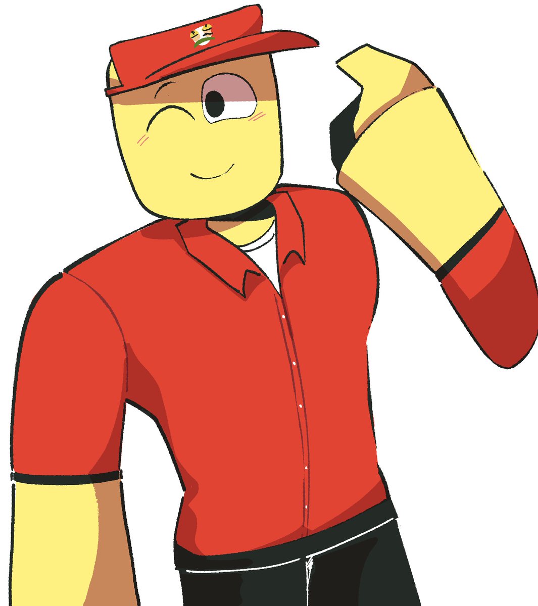 biblically accurate elliot #workatapizzaplace #robloxart