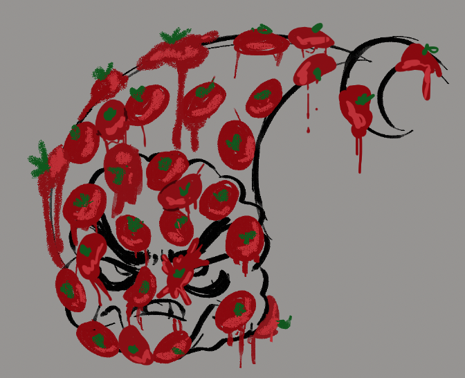 GoneGlitchin's tweet photo. total tomato count from todays stream,
shrimpo: 31 tomatoes 
dandy: 19 tomatoes https://t.co/tVBPWMqgVa