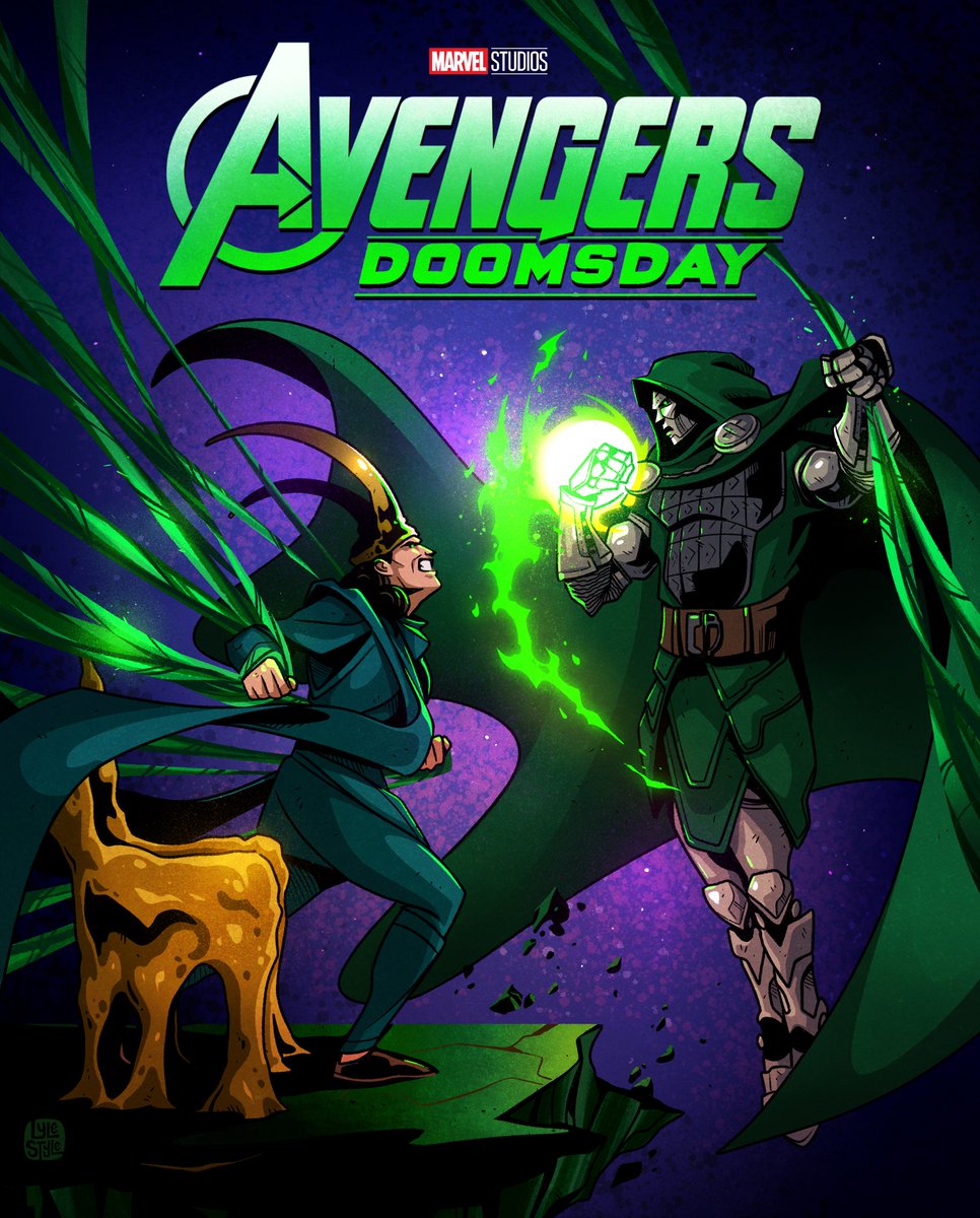 Lyle_Cruse's tweet image. Enter Dr. DOOM! 🐐 🕰️ 

So ready for @Avengers Doomsday! Had to make this cover.

#AvengersDoomsday #drdoom #avengers