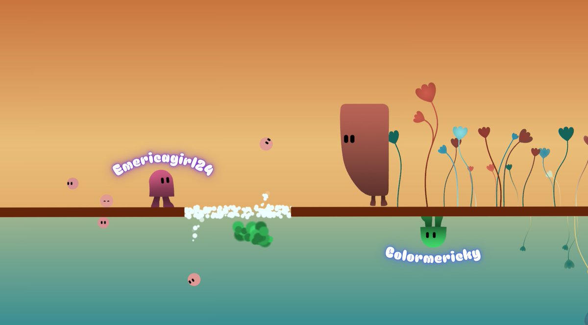 ColorMeRicky's tweet image. Checked out Ibb &amp;amp; Obb with @emericagirl24 and it was a blast! This cute puzzle game had us working together to solve puzzles and progress through the world.

Definitely recommend playing this with a friend! 🎮