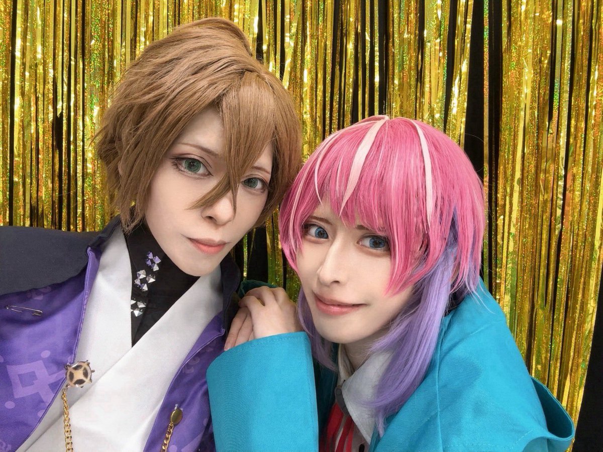昨日は乱数と幻太郎で撮影でした！典さんのお美しい幻太郎と！この2人だとまたいつもと違う感じで可愛い全開で楽しかった🥰