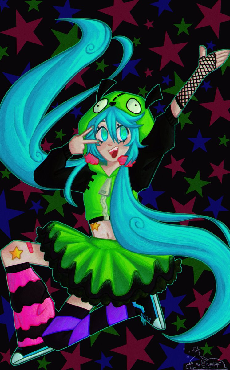 🌟
#HatsuneMiku #InvaderZim