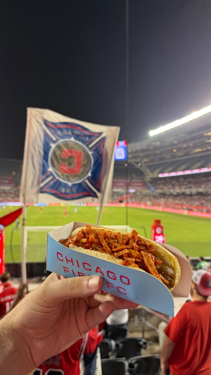 ChiTownPaul ๐ด๓ ง๓ ข๓ ณ๓ ฃ๓ ด๓ ฟ๐ฆ (@ctpaul90) on Twitter photo Fire dog at <a href="/ChicagoFire/">X - Chicago Fire FC</a>
$10.99
Jalapeno Cheddar Sausage, Cheddar Cheese Sauce, Charred Tomato Pepper Relish, Flamin' Hot Tortilla Strips
<a href="/FootyScran/">Footy Scran</a>
#cf97 Fire dog at <a href="/ChicagoFire/">X - Chicago Fire FC</a>
$10.99
Jalapeno Cheddar Sausage, Cheddar Cheese Sauce, Charred Tomato Pepper Relish, Flamin' Hot Tortilla Strips
<a href="/FootyScran/">Footy Scran</a>
#cf97