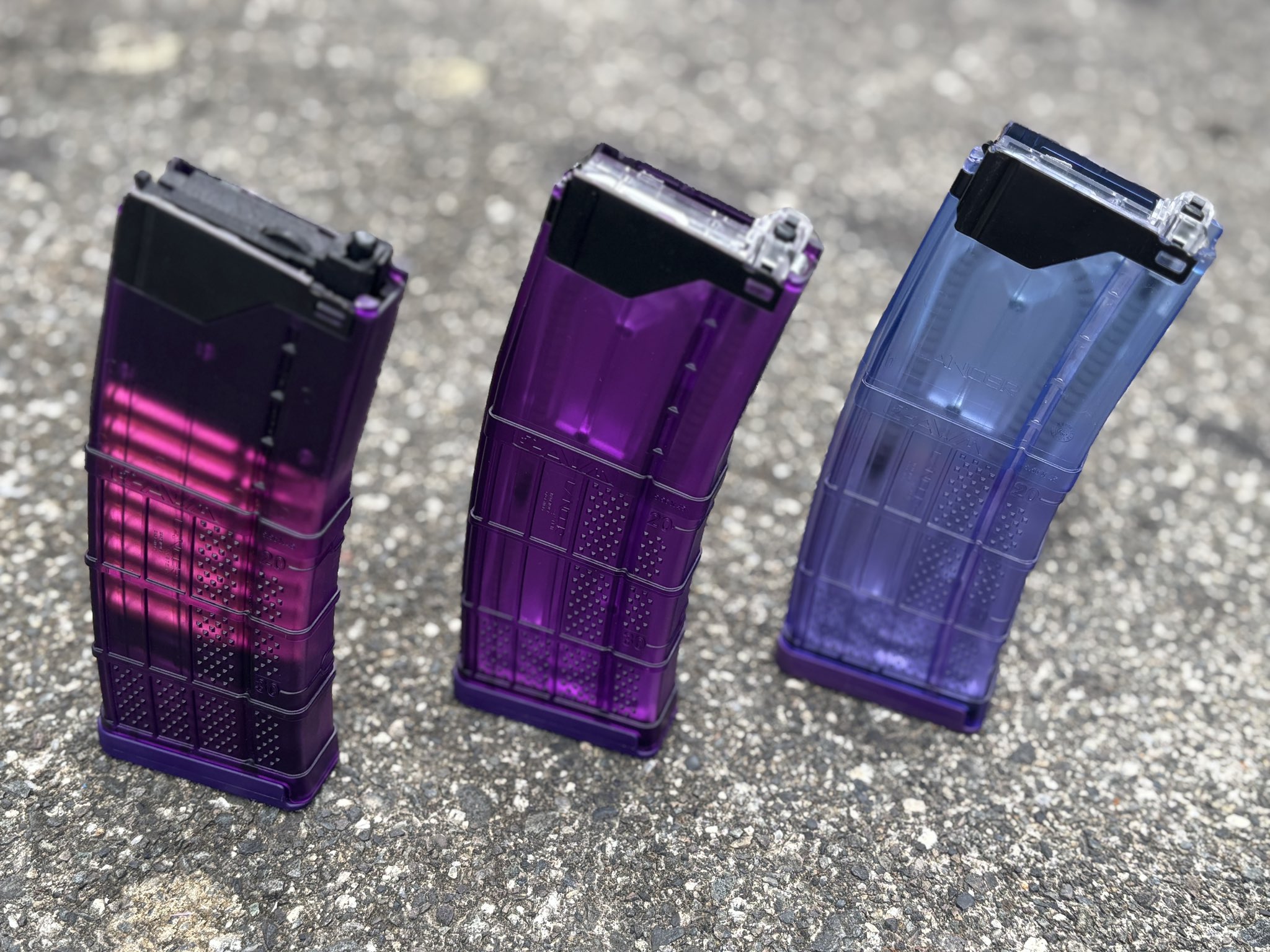 実物 LANCER ランサー マガジン 紫 L5AWM 30 purple ゆーま on X: 