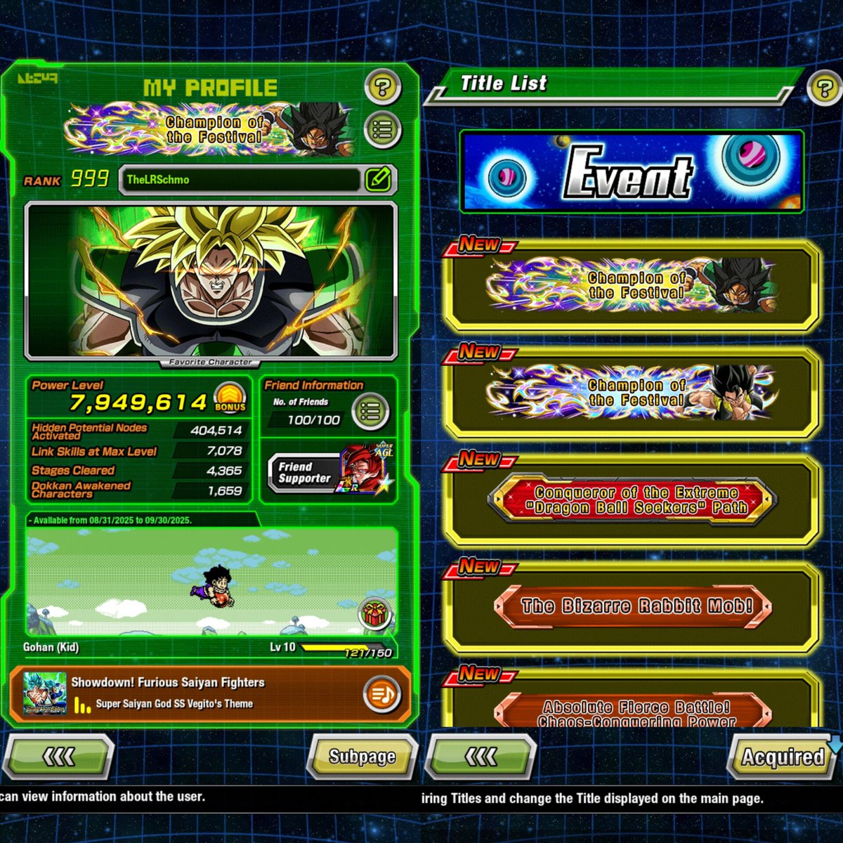 TheLR_Schmo (@thelr_schmo) on Twitter photo Huge thank you to <a href="/LrCarnivalBroly/">LR TEQ Broly</a> for the inspiration, but I took it a step further and completed both FOB missions in one go with this setup. Obviously not possible without items but holy shit lol. Huge thank you to <a href="/LrCarnivalBroly/">LR TEQ Broly</a> for the inspiration, but I took it a step further and completed both FOB missions in one go with this setup. Obviously not possible without items but holy shit lol.