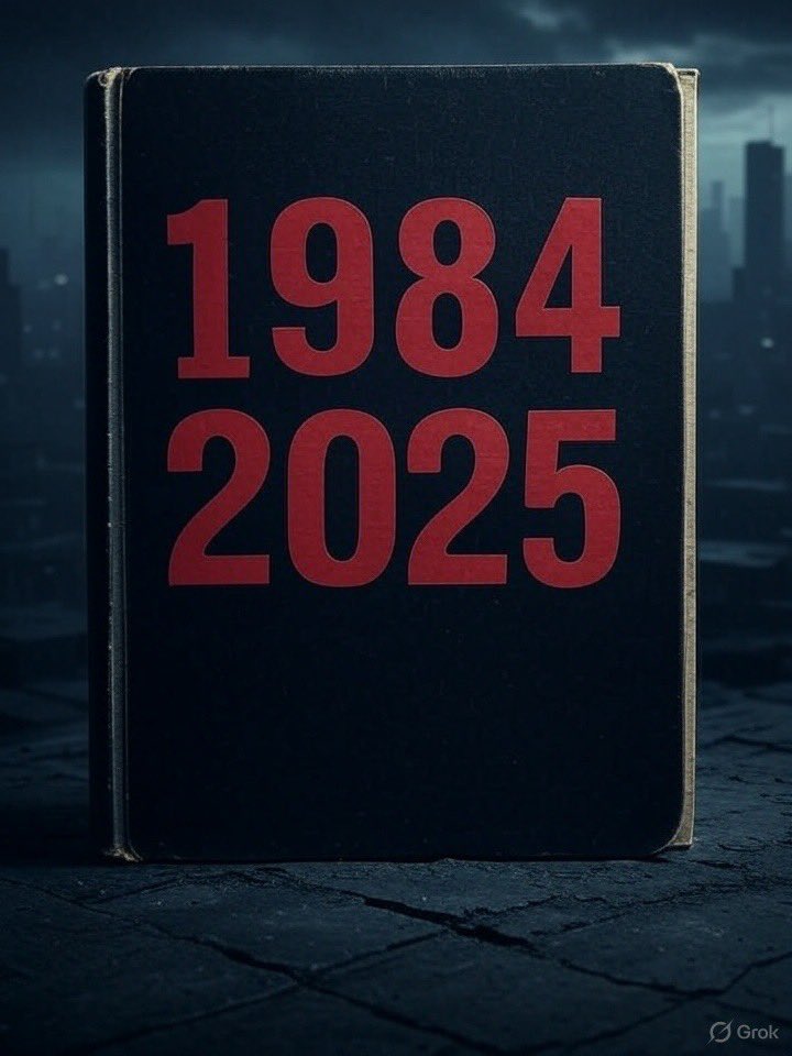 Así las cosas, cada día somos más una novela orwelliana. #GeorgeOrwell