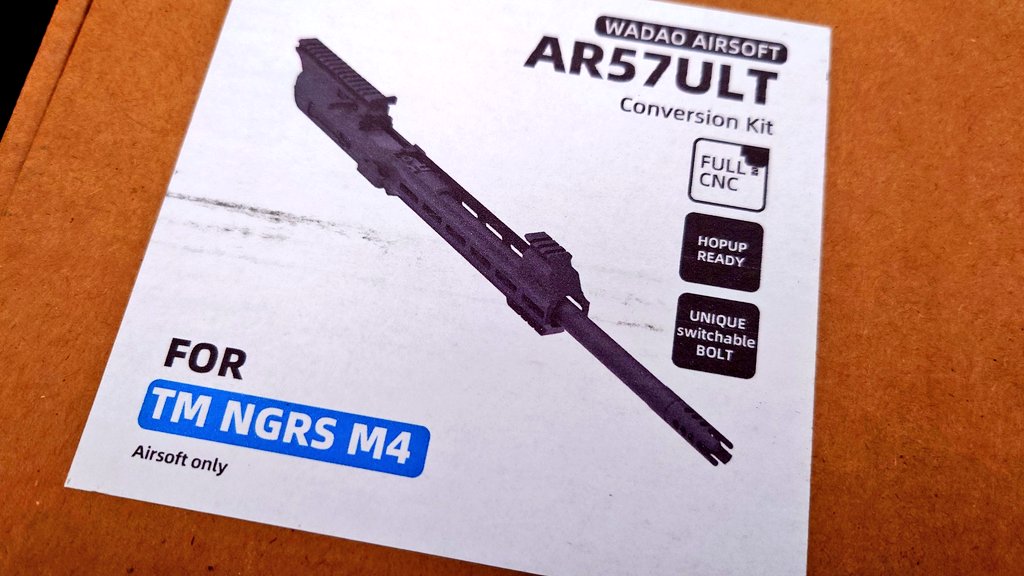 次世代AR57コンバージョンキット到着！ 数多のトラブルを越えて製作