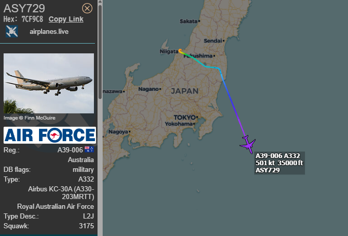 FMilcoms's tweet photo. #ASY 729 #7CF9C8 on CWP Tokyo
Departed RJSN.
#OrientShield25 https://t.co/MPtbHu26el
