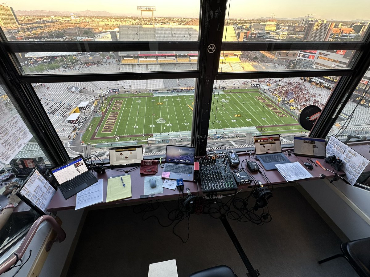 Pregame under way, kick is coming up from Mountain America Stadium! Stream it on the <a href="/varsity/">Varsity</a> app powered by <a href="/LEARFIELDAudio/">LEARFIELD Audio</a>. Drop us a line and let us know where you’re listening from tonight!