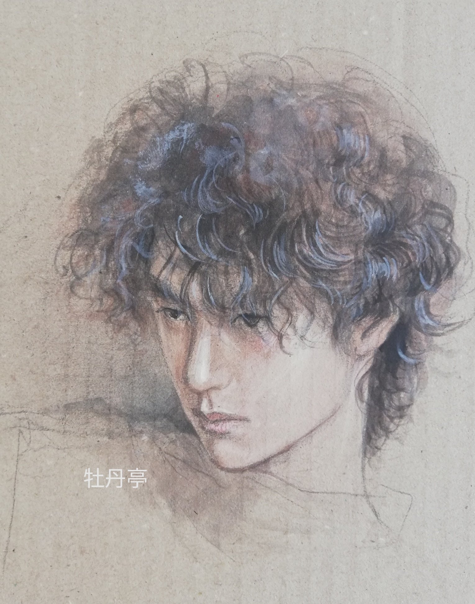 色紙です❣️A4 王一博 肖戦 博君一肖 特殊加工アクリル色紙 0725