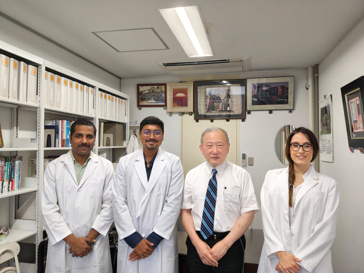 drMsayan's tweet photo. Thrilled to be part of the ACR–APLAR–EULAR Exchange 2025 🙌

Grateful for the opportunity to learn under Prof. Tanaka (UOEH🏥) &amp; Prof. Niro (Kyushu🏥) about T cell migration, molecular🎯💉&amp; CAR-T in AIRD

An inspiring journey in #Rheumatology 🌍✨
#APLARCoEexchange
#APLAR2025 https://t.co/OOujbf83gG