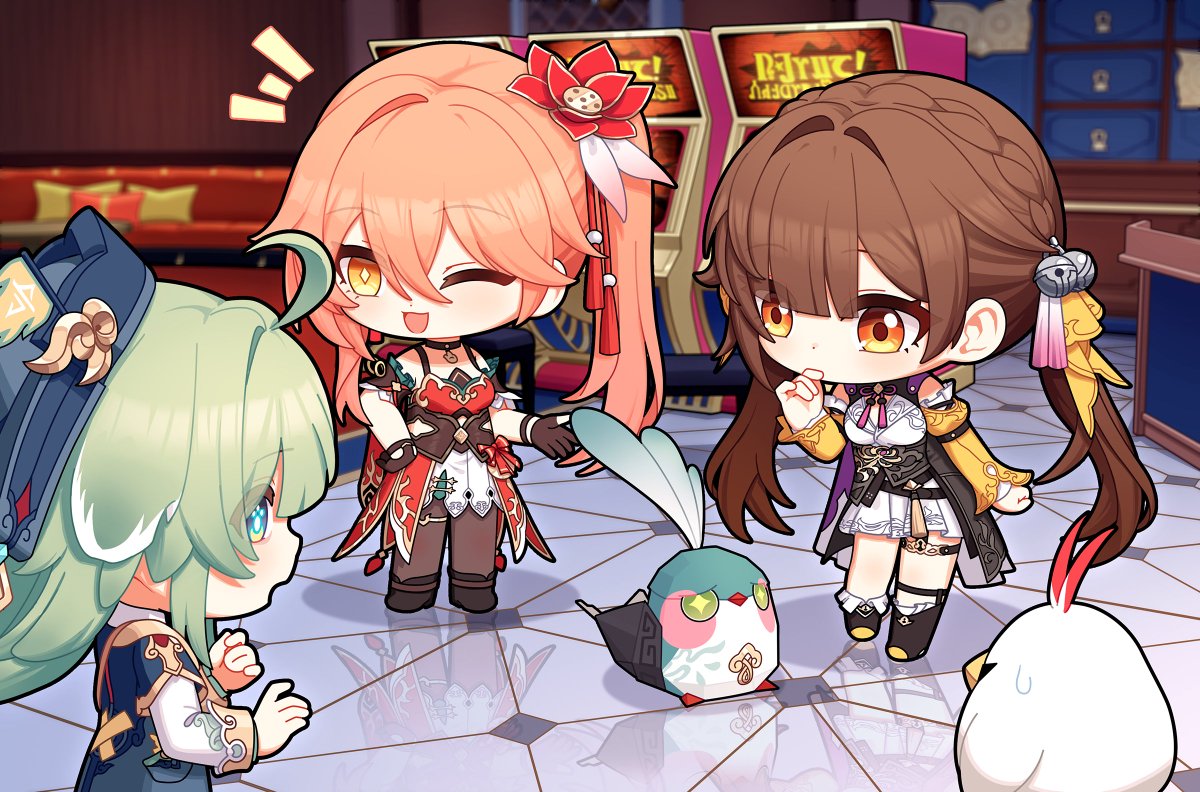 CAVCAZ_'s tweet photo. #HonkaiStarRail #sushang #guinaifen #qingque #huohuo https://t.co/upkUE3bB2M