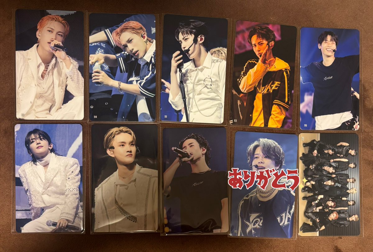 INI XQUARE MASTER PIECE 
ランダムトレカ ラントレ 交換

【譲】下記画像

【求】佐野(109、110、113)

バンテリンドーム 本日 9/14(日)公演での交換希望です！

お気軽にお声掛けください☺️

#INI交換