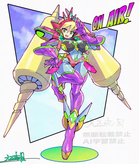 『白金ルナ、オンエア!』💫💫💫
流星のロックマンパーフェクトコレクション🌠発売決定記念にオヒュカスクイーンと電波変換した委員長を。 