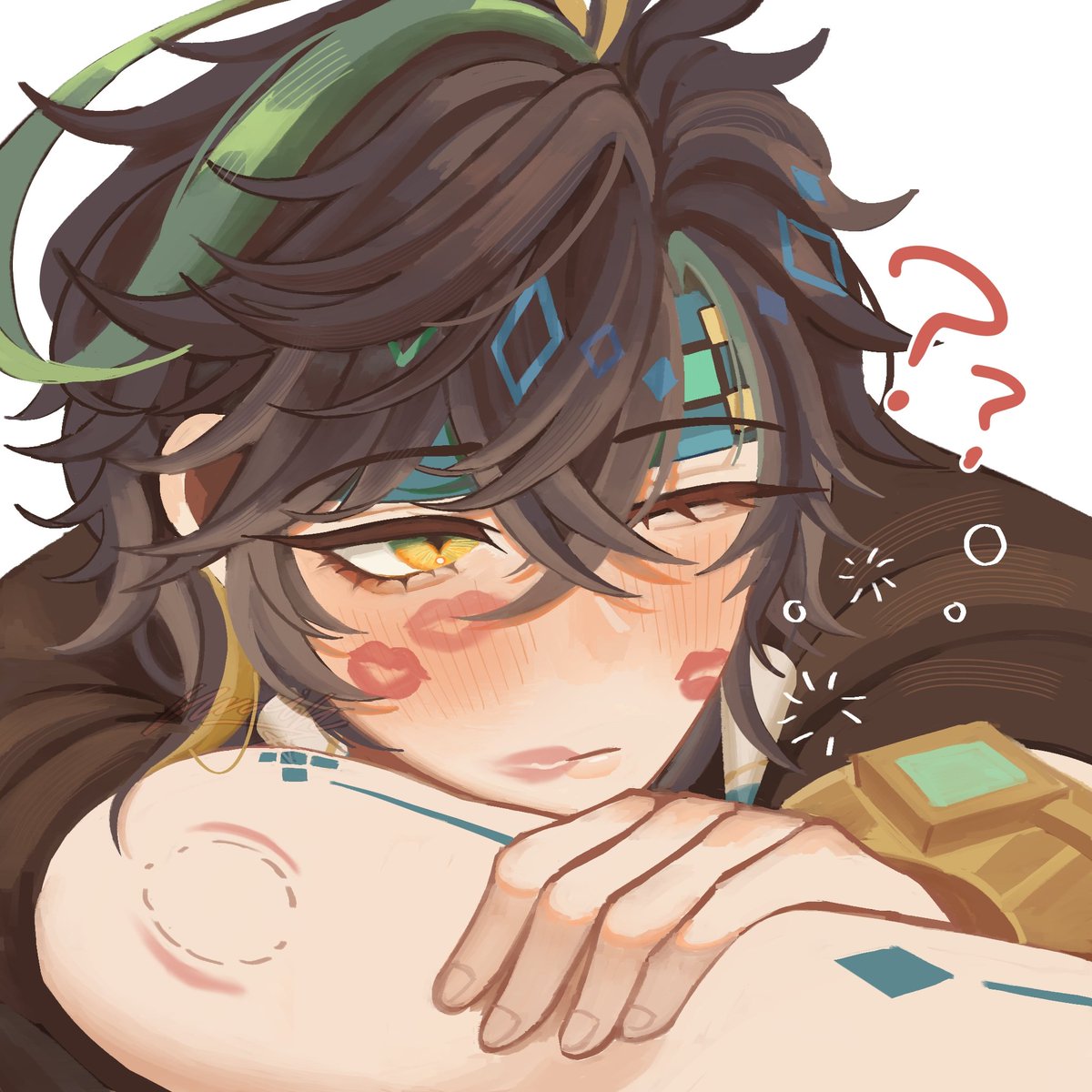 ver 💋 ୭ ˚. 
#kinich #genshinimpact #artph #arttwt