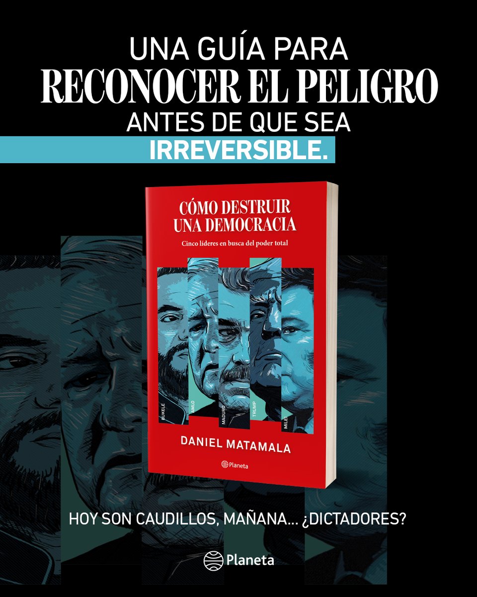 Planeta de Libros México (@planetalibrosmx) on Twitter photo 📖 Cómo destruir una democracia es el libro de <a href="/DMatamala/">Daniel Matamala</a> que nos lleva a entender cómo los líderes usan el descontento social y convierten la política en una lucha. 🌎 planetadelibros.com.mx/libro-como-des… 📖 Cómo destruir una democracia es el libro de <a href="/DMatamala/">Daniel Matamala</a> que nos lleva a entender cómo los líderes usan el descontento social y convierten la política en una lucha. 🌎 planetadelibros.com.mx/libro-como-des…