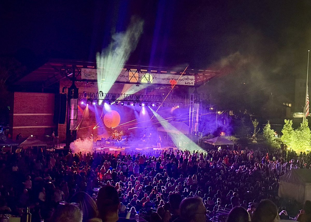 Interstellar Echoes was made for the season finale in downtown Woodstock. The 27th season of the Woodstock Summer Concert Series is in the books! See you next summer!