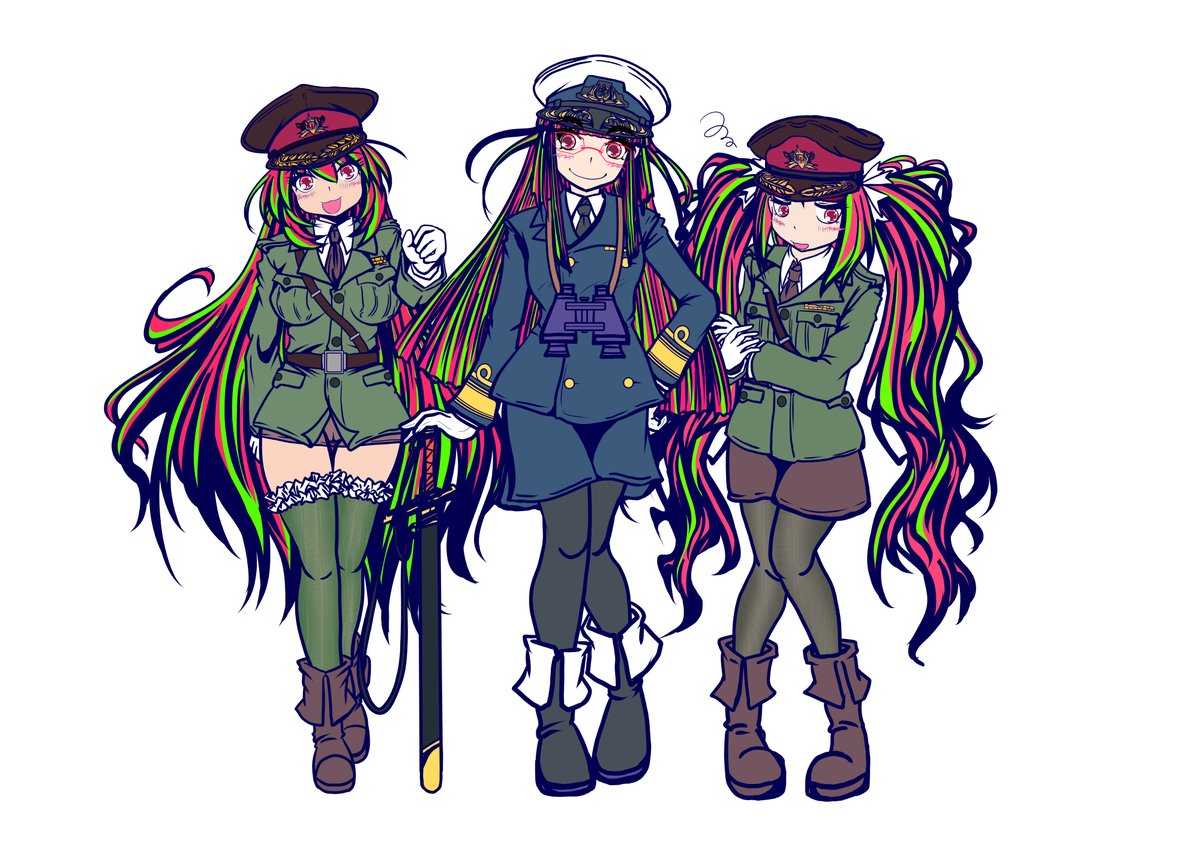 #三連休はフォロワーさんが増えるらしい 
#オリキャラは性癖の見本市
うちの子ばかり描いてますよろよろよろ(`、3_ヽ)_ 