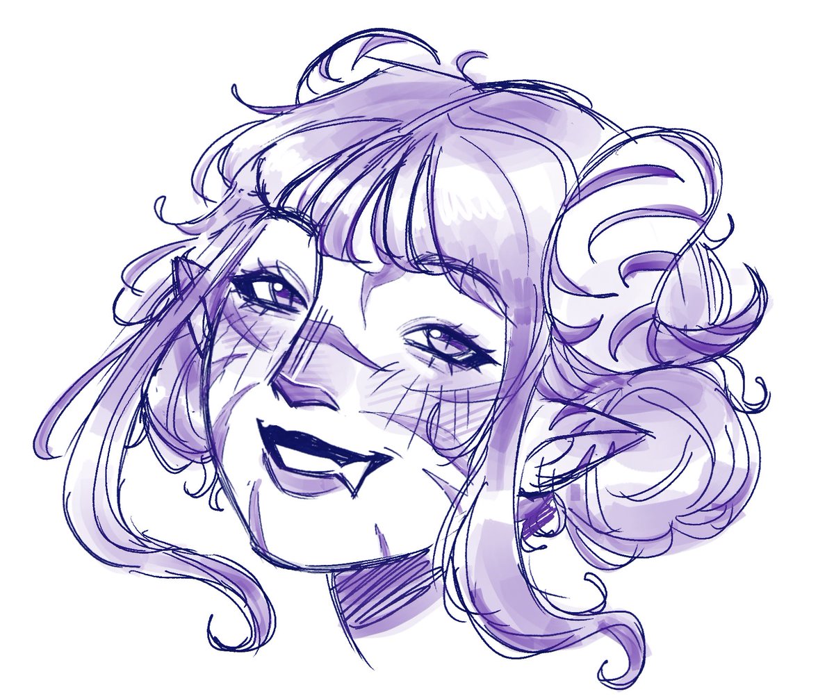 Savlovesfall's tweet image. DEMON ZOEY DOODLE💜