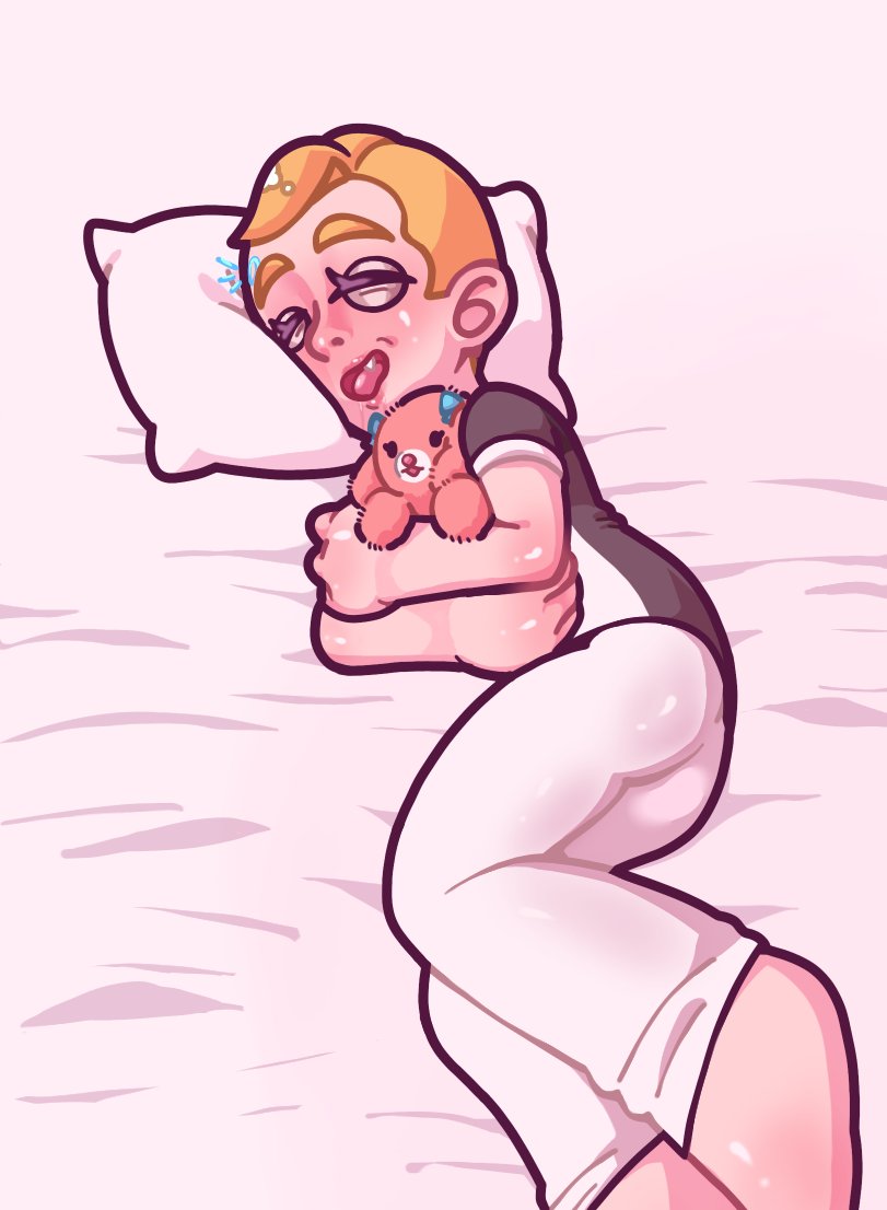 #pl600 #dbhdaniel
すやすやダニーちゃんです。
🐰のぬいを持たせてるのは趣味です:D
マカダニ風味🩵💚