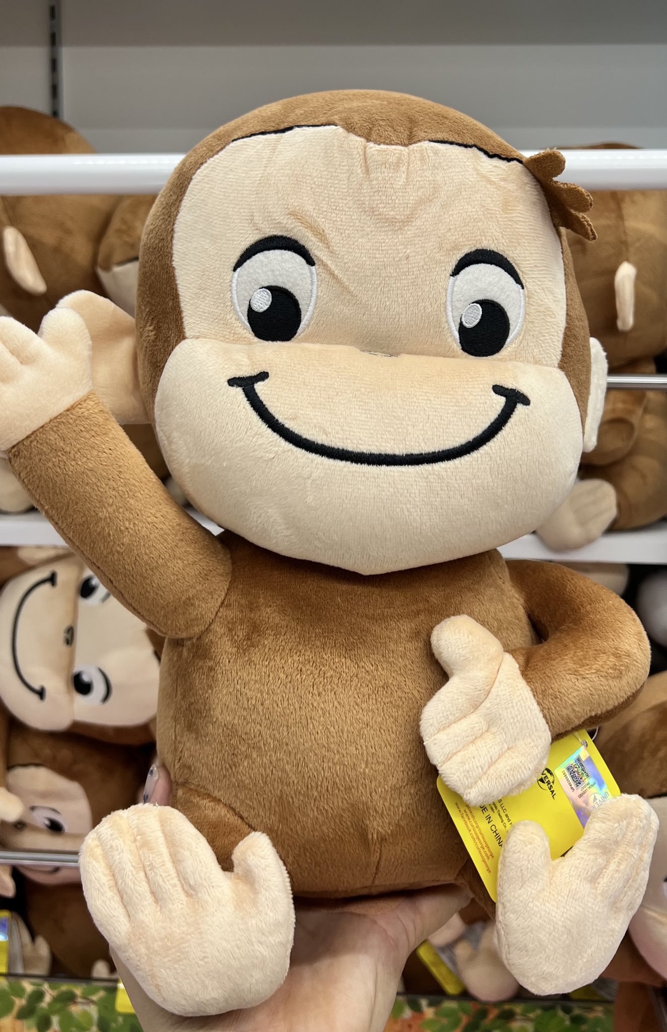 カーニー・ジョージ ぬいぐるみ おさるのジョージ ぬいぐるみ 特大 big l グッズ ベビー