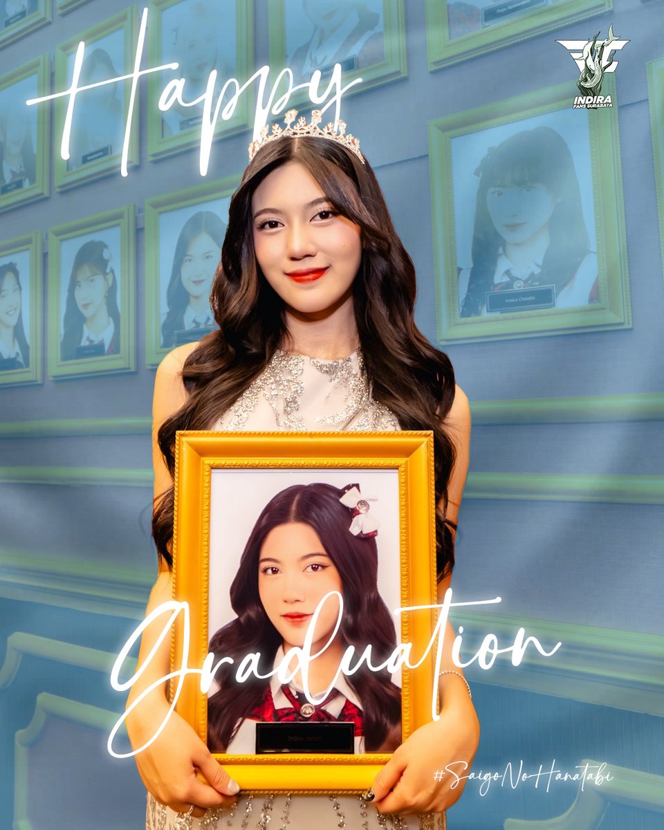 Happy graduation bu boss🥺🌼 <a href="/SP_IndiraJKT48/">.</a> 

Terimakasih untuk 5 tahun ini. Sampai jumpa di lain kesempatan. Semoga semakin sukses diluar sana. Aamiin

#indirajkt48 #SaigoNoHanatabi