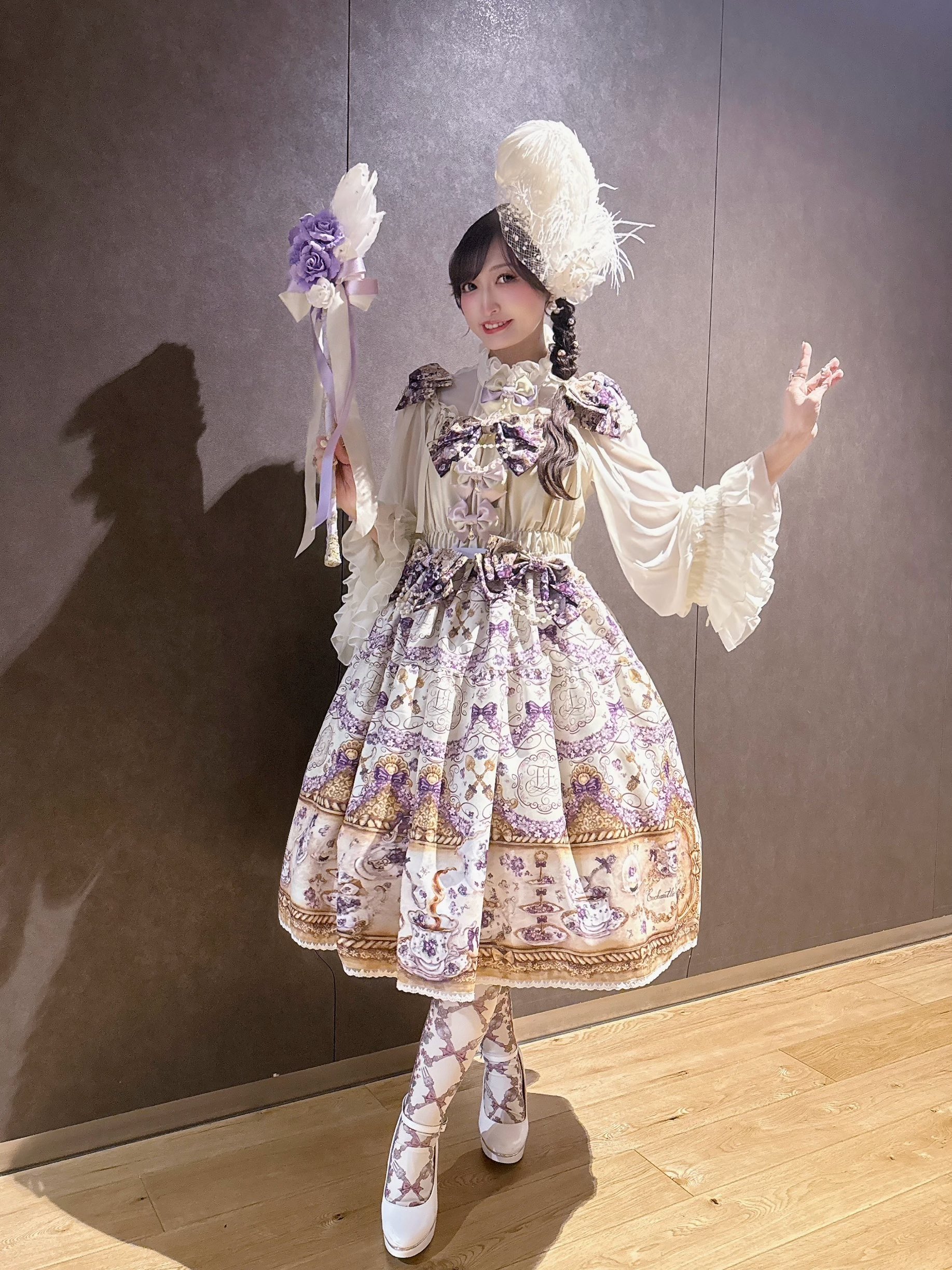 アンシャンテリックアンシャンテリー　お城柄ワンピース　ピンク CATEGORY アンシャンテリックアンシャンテリー/Enchantlic